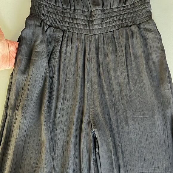 New PrAna Fernie Wide Leg Jumpsuit Black Modal Size S - Picture 5 of 12